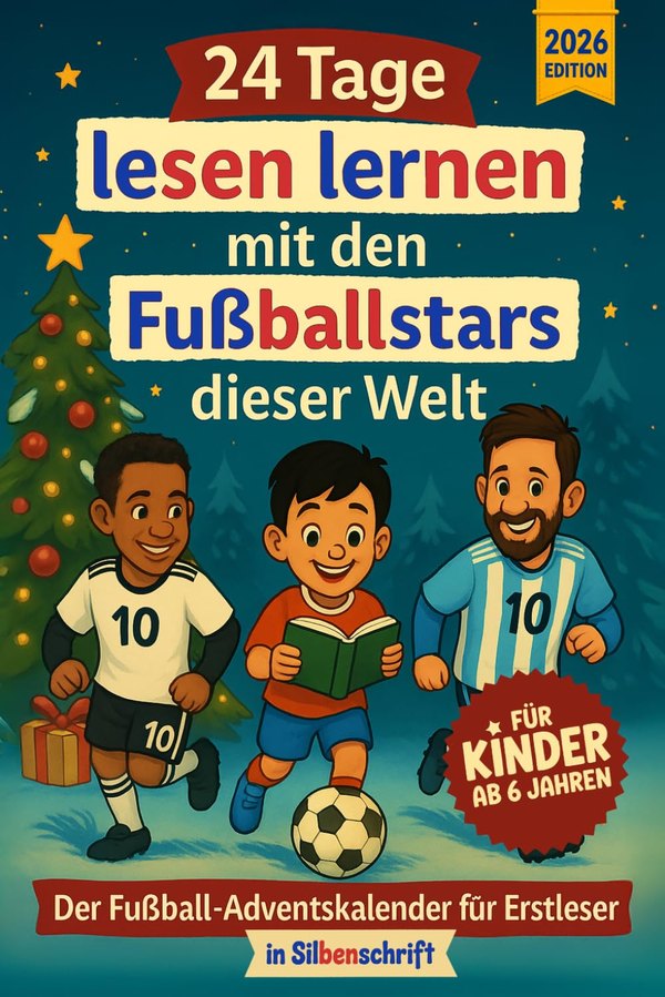 Cover: Fußball Adventskalender für Erstleser