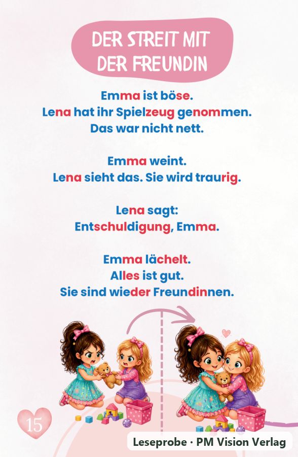Beispielseite 2 aus 30 Tage lesen lernen mit Emma