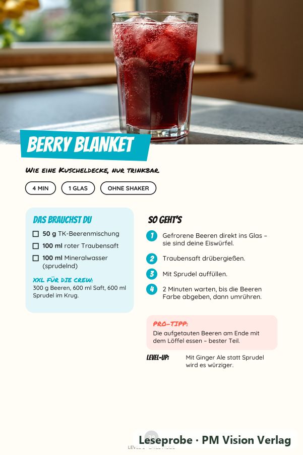 Beispielseite 3 aus Sip it! Mocktails für Teenager