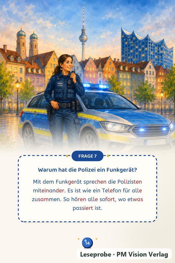 Beispielseite 1 aus Warum ist das Blaulicht blau?